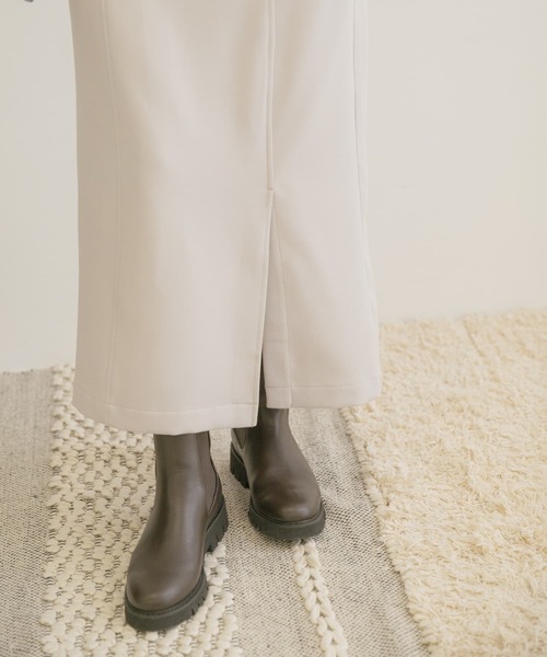 「ITEMS URBANRESEARCH」 タイトスカート FREE ベージュ系その他 レディース_画像4