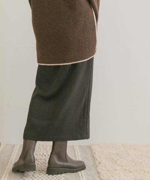 「ITEMS URBANRESEARCH」 タイトスカート FREE ベージュ系その他 レディース_画像9