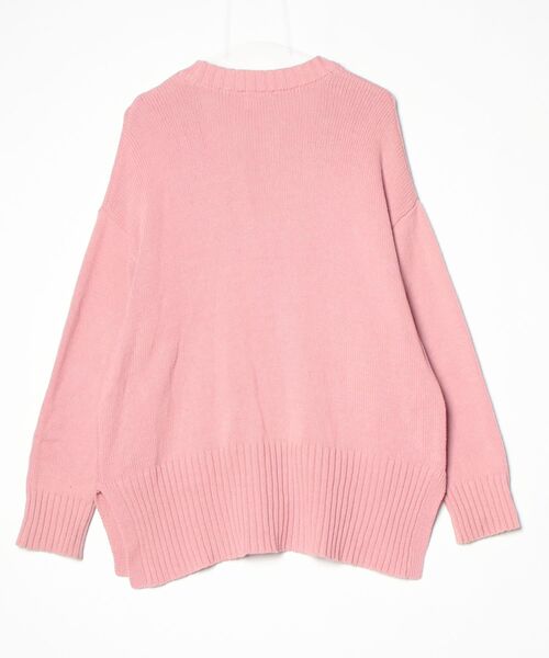 「VIS」 ニットカーディガン FREE ピンク レディース_画像2