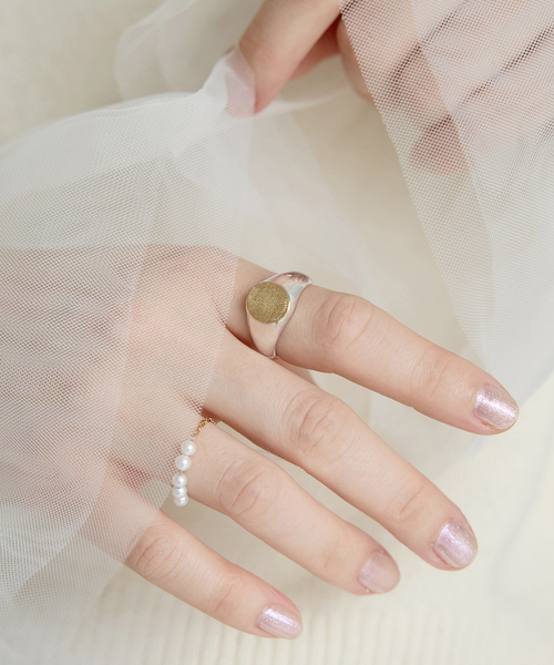 指輪 リング GIGI/ジジ 別注 Artemis signet ring EX レディースの画像
