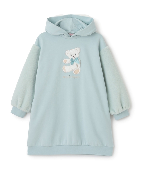 mezzo piano ワンピース 動物パーカ カットワンピース キッズ 子供服