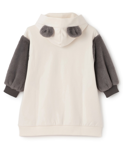 mezzo piano ワンピース 動物パーカ カットワンピース キッズ 子供服