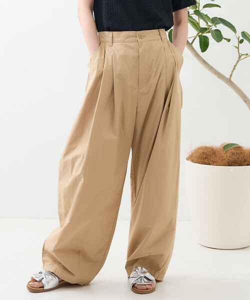 「FREAK'S STORE」 チノパンツ MEDIUM ネイビー レディース_画像7