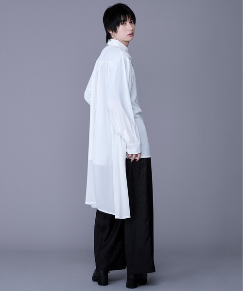 「Ellno Loset」 長袖シャツ SMALL ブラック系その他 メンズ_画像6
