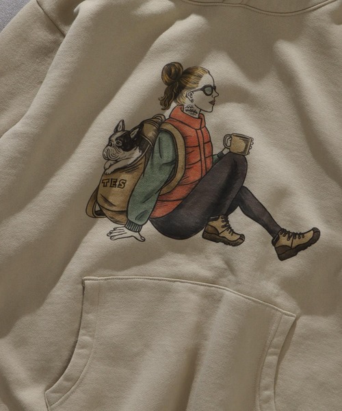 「The Endless Summer」 プルオーバーパーカー MEDIUM グレー メンズ_画像6