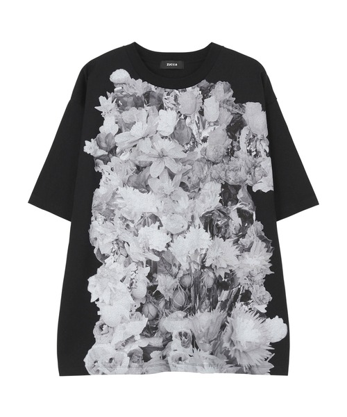「ZUCCa」 半袖Tシャツ M size ブラック メンズの画像