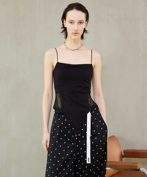 MAISON SPECIAL（メゾンスペシャル） Cup-in Inside Sheer Bodysuit