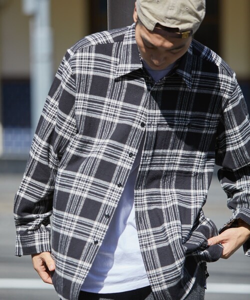 「FREAK'S STORE」 長袖シャツ SMALL ブラック メンズ_画像3