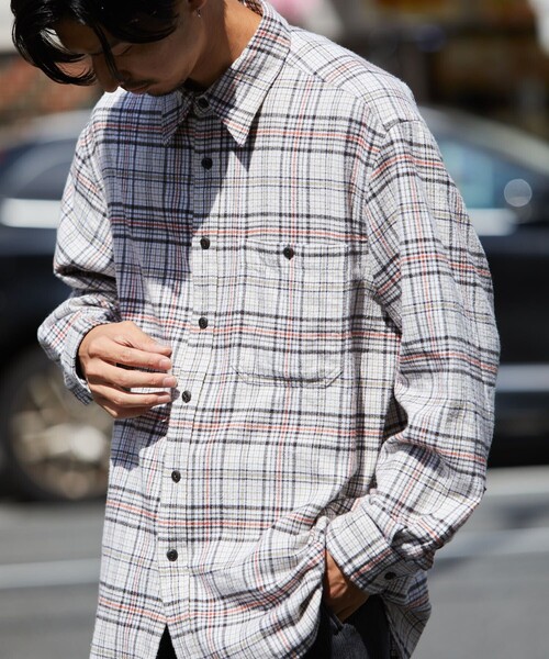 「FREAK'S STORE」 長袖シャツ SMALL ブラック メンズ_画像4