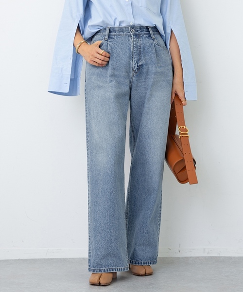 ☆ドゥーズィエムクラス　デニム36 新品未使用☆ Deuxieme Classe（ドゥーズィエムクラス） デニムパンツ 36 ブルー