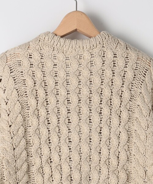 NOLLEY'S LIGHT（ノーリーズライト） カーディガン ケーブルZIP UP