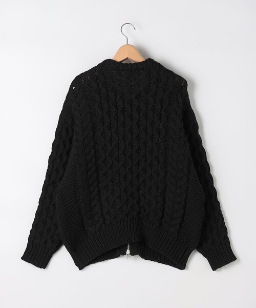 NOLLEY'S LIGHT（ノーリーズライト） カーディガン ケーブルZIP UP