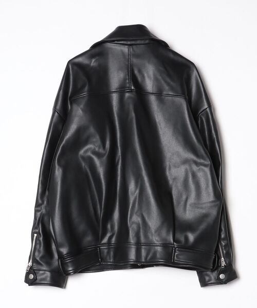 MASONPRINCE ライダースジャケット L ブラック メンズ : ZOZOTOWN