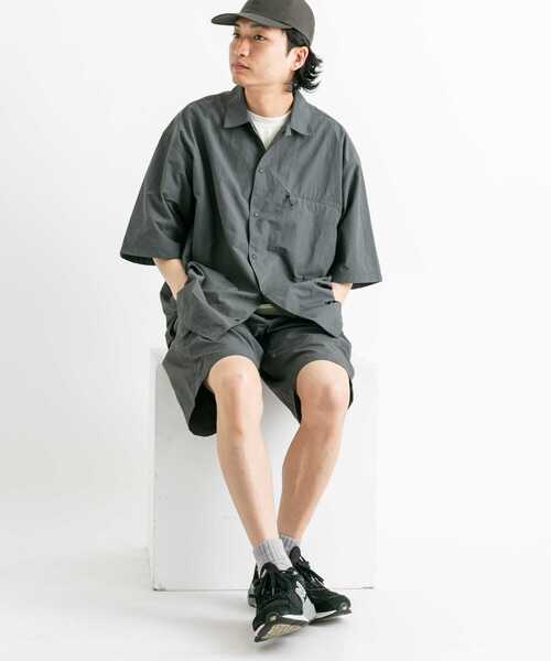 「EKAL」 ショートパンツ MEDIUM ネイビー メンズ_画像4