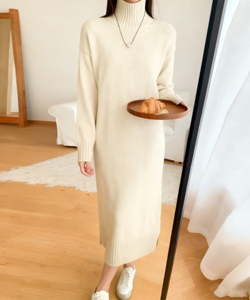 ワンピース タートルネックニットワンピース : ZOZOTOWN Yahoo!店