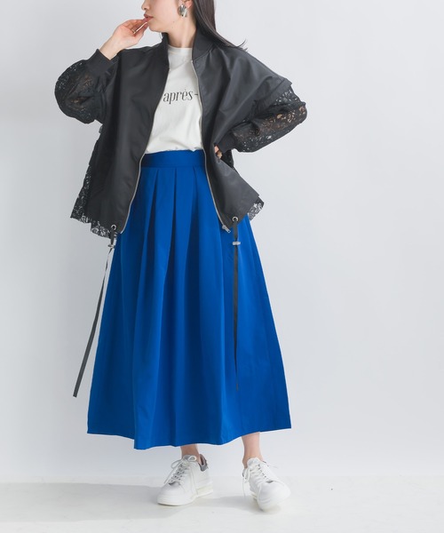 「PICCIN」 ナイロンブルゾン M カーキ レディース_画像5