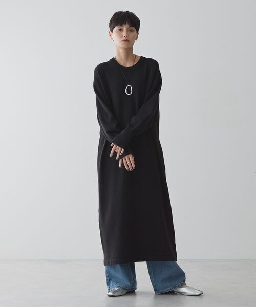 「AMERICAN HOLIC」 ニットワンピース L モカ レディース_画像7