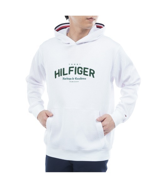 トミーヒルフィガー ゴルフ 白パーカー Hilfi トミーヒルフィガー