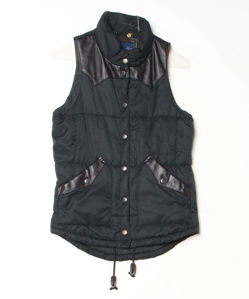 AVIREX（アヴィレックス） ダウンベスト SMALL ブラック レディース