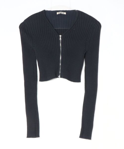 AURALEE（オーラリー） ニットカーディガン 0 ブラック レディース