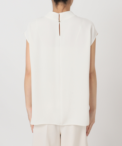 ノーブルnoble ノースリーブシャツ フリーサイズ NOBLE（ノーブル） ブラウス シャツ 「追加」ボウタイライクノースリ