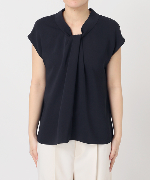 NOBLE（ノーブル） ブラウス シャツ 「追加」ボウタイライクノースリ