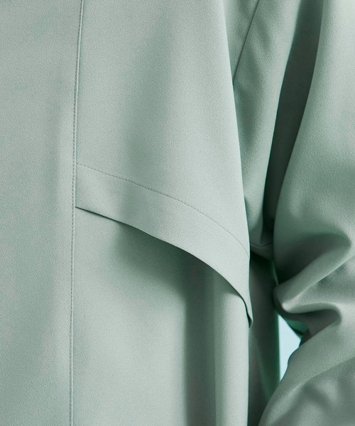 「A + TOKYO」 長袖シャツ 1 グリーン メンズ_画像8