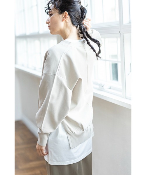 「OSMOSIS」 ニットカーディガン ONE SIZE パープル レディース_画像9