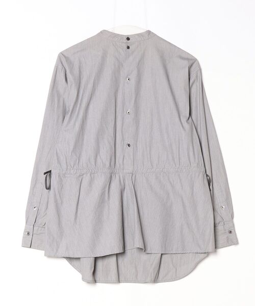 「BACCA」 長袖ブラウス 36 シルバー レディース_画像2