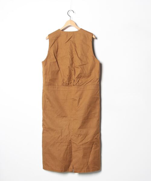 「SACRA」 サロペットスカート 38 ブラウン レディース_画像2