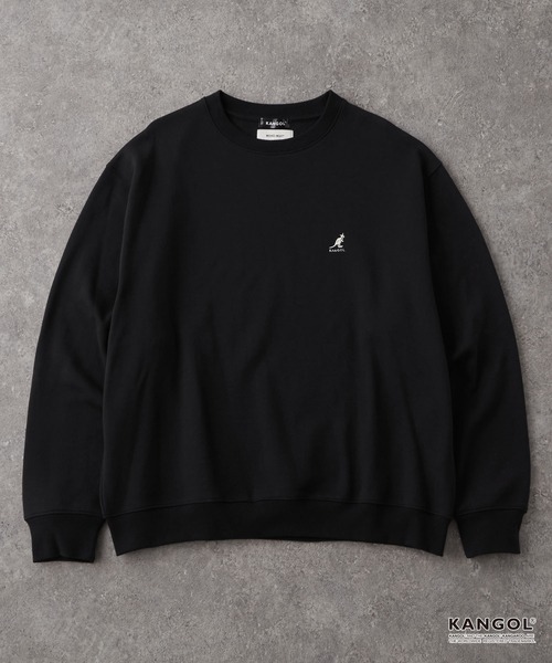 「KANGOL」 スウェットカットソー「mono-martコラボ」 M グレイッシュベージュ メンズ_画像7
