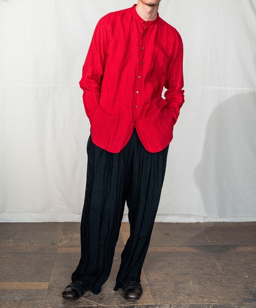 「suzuki takayuki」 長袖シャツ 0 オフホワイト メンズ_画像4