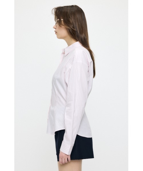 MOUSSY（マウジー） ブラウス シャツ OVER SHOULDER FIT シャツ 