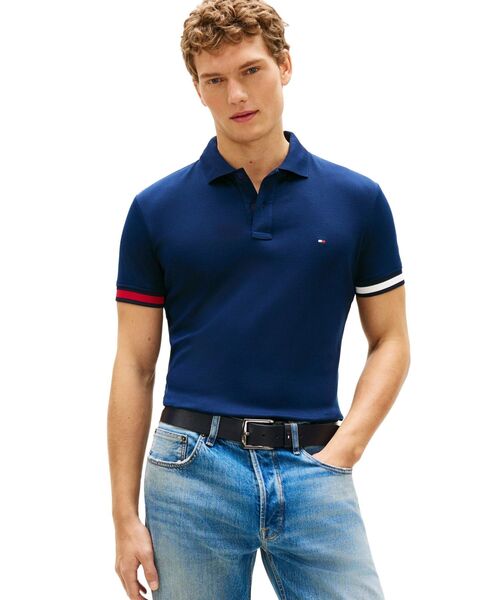 TOMMY HILFIGER（トミー・ヒルフィガー） ポロシャツ 半袖 フラッグ