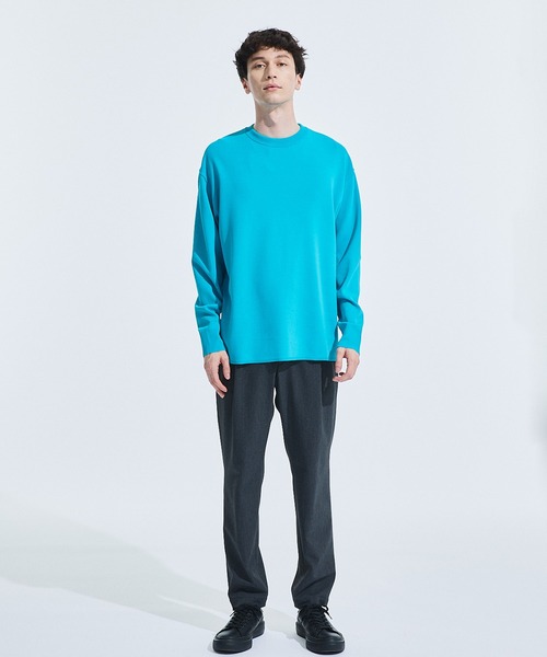 「UNITED TOKYO」 長袖ニット 1 ブラック メンズの画像