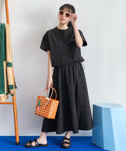 セットアップ THOUSAND MILE × FREAK'S STORE/サウザンドマイル 別注 UVカット スカートセットアップ レディースの画像