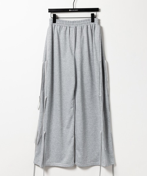 「me+em select」 スウェットパンツ FREE グレー レディース_画像4