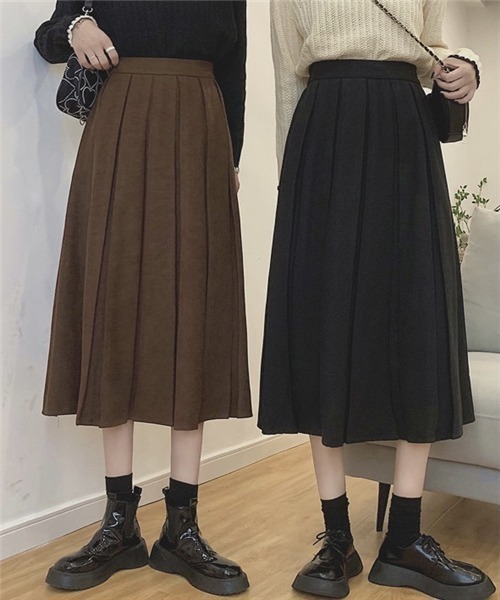 「Dream garden」 「FREE STYLISTS」プリーツスカート S グリーン レディース_画像6