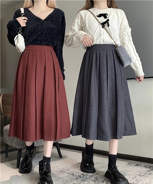 「Dream garden」 「FREE STYLISTS」プリーツスカート S グリーン レディース_画像7