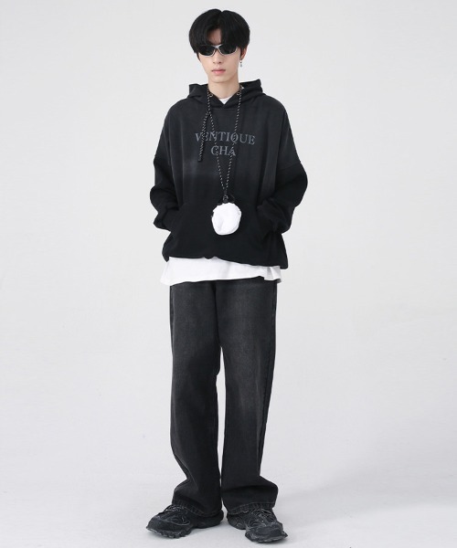 「Ressaca」 デニムパンツ L インディゴブルー メンズ_画像4