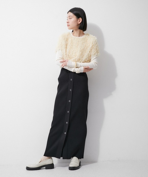 「ADAM ET ROPE'」 シューズ 23.5cm ブラック レディース_画像4