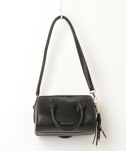 「CHARLES & KEITH」 2WAYバッグ S ブラック レディース