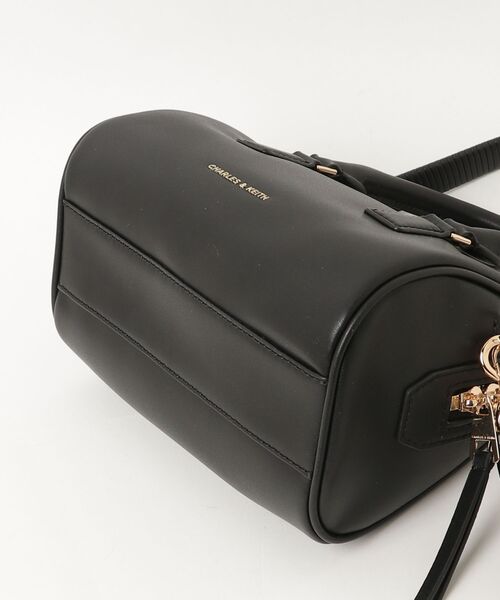 「CHARLES \u0026 KEITH」 2WAYバッグ S ブラック レディースの画像