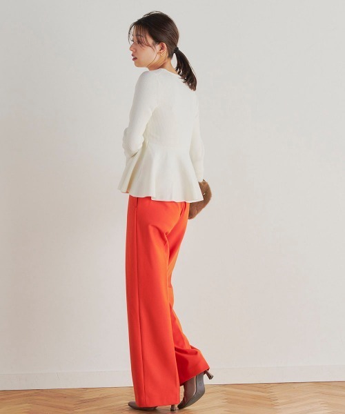 「Droite lautreamont」 長袖ニット M ネイビー レディース_画像5