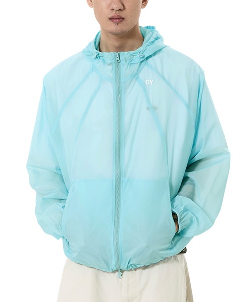ナイロンジャケット 「OY/オーワイ」CURVED SHEER WINDBREAKER/カーヴドシアーウィンドブレイカー メンズ レディースの画像