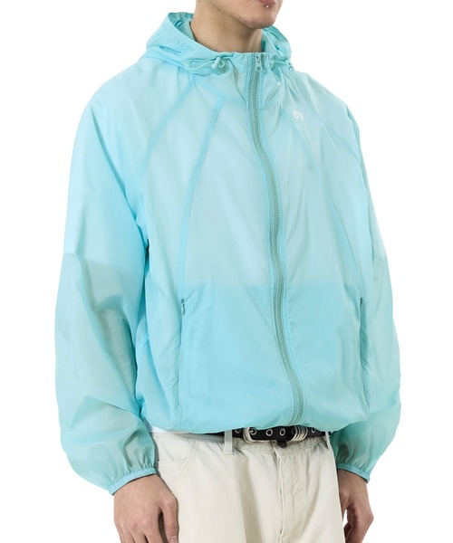 ナイロンジャケット 「OY/オーワイ」CURVED SHEER WINDBREAKER/カーヴドシアーウィンドブレイカー メンズ レディースの画像