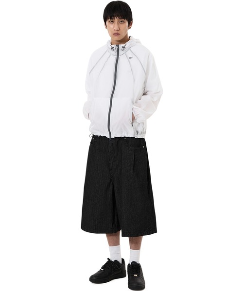 ナイロンジャケット 「OY/オーワイ」CURVED SHEER WINDBREAKER/カーヴドシアーウィンドブレイカー メンズ レディースの画像