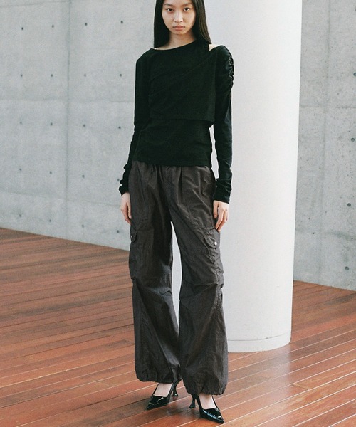 「WYM LIDNM」 カーゴパンツ S グレー メンズ_画像8