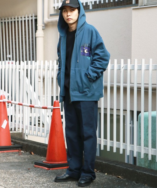「A FEW GOOD KIDS」 ジップアップパーカー M ブラック メンズの画像