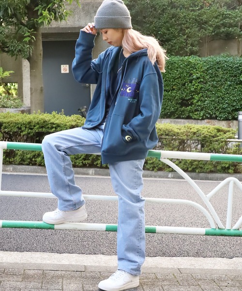 「A FEW GOOD KIDS」 ジップアップパーカー M ブラック メンズの画像